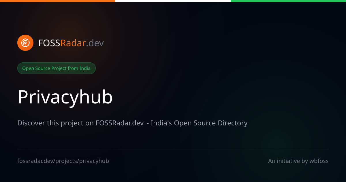 PrivacyHub - TypeScript Open Source Project from Kolkata, India ...